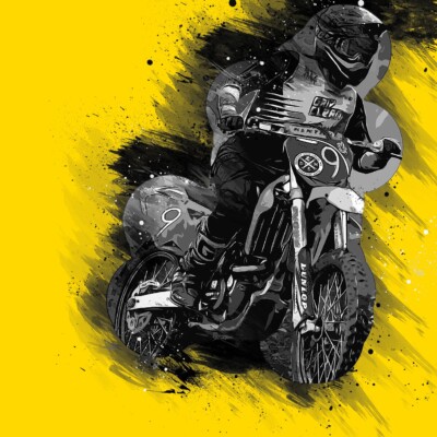Yellow Motorcycle